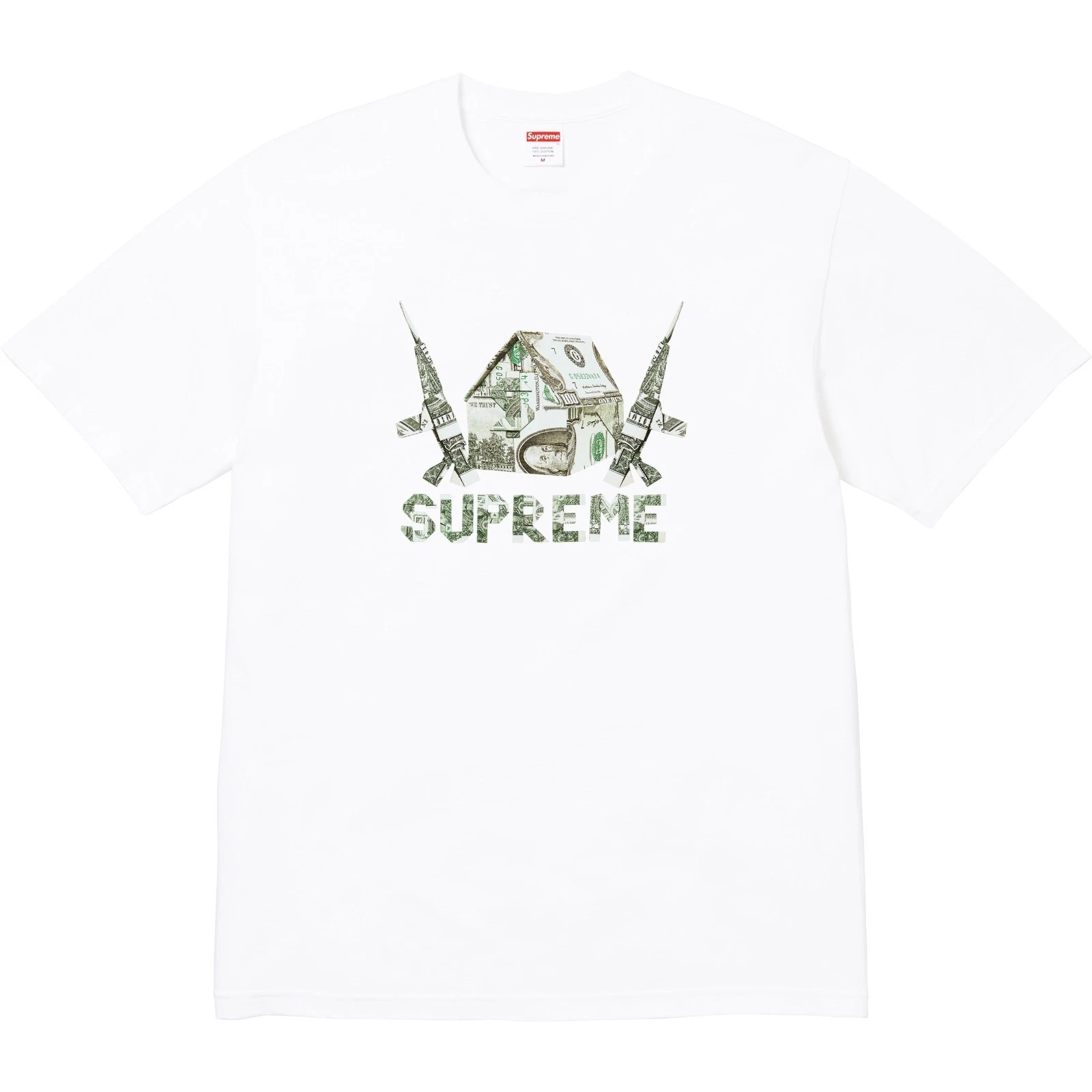Supreme Origami Tee Black Pink Camo Navy Red White 6colors 26SS