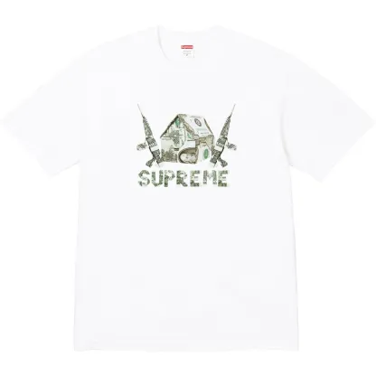 Supreme Origami Tee Black Pink Camo Navy Red White 6colors 26SS