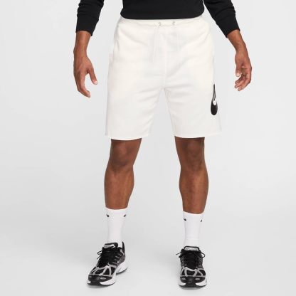 Nithtke Club French Terry Alumni FQ4950-133 Men's Shorts, Sail/Black, XL