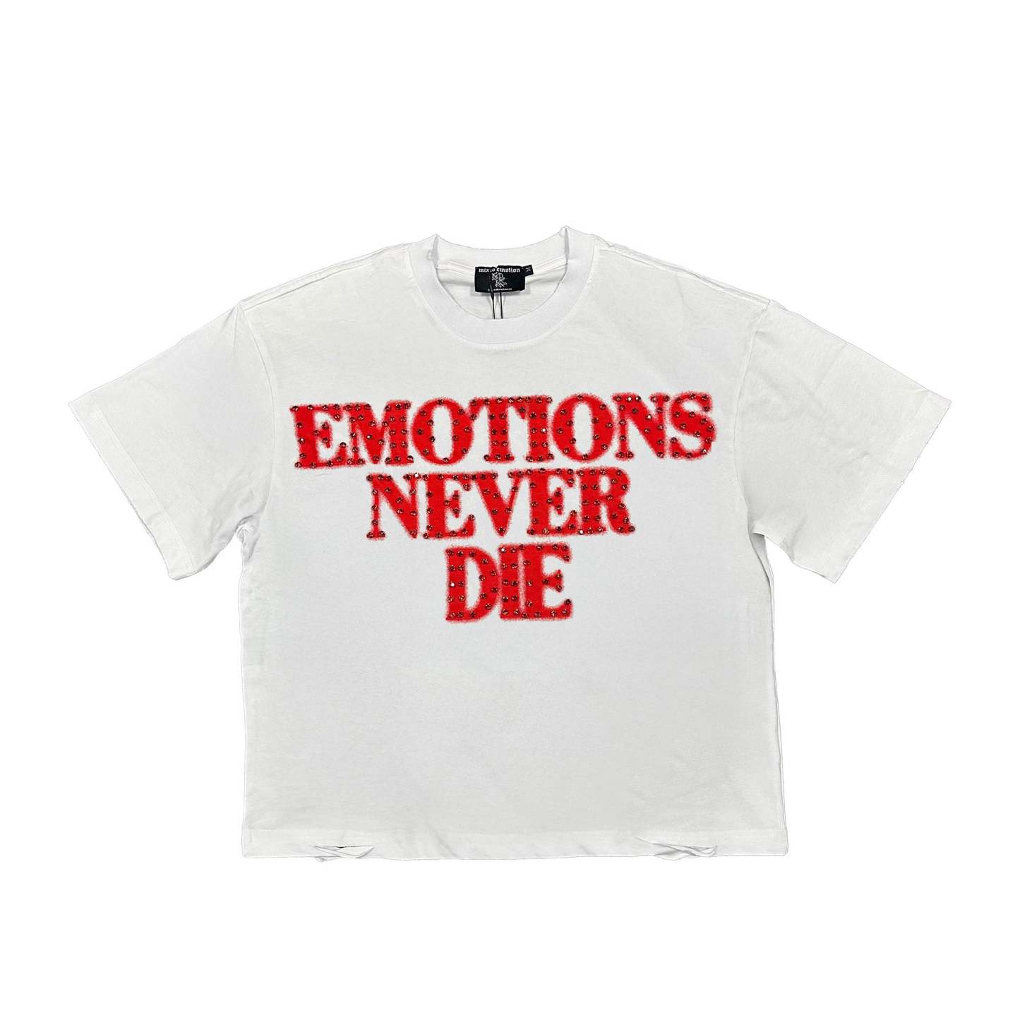 Red ‘End’ Rhinestone Tee