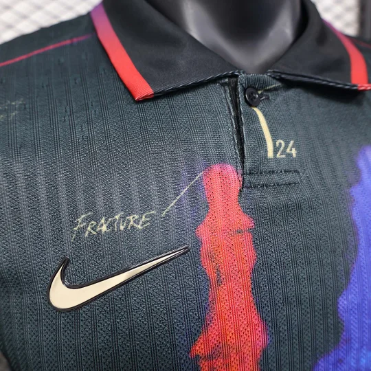 2025/2026 Player Version Barcelona Special Edition Black And Blue Football Shirt 1:1 Thai Quality