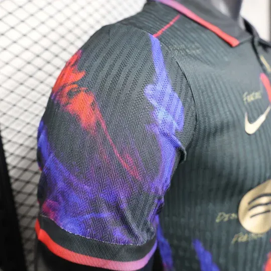2025/2026 Player Version Barcelona Special Edition Black And Blue Football Shirt 1:1 Thai Quality