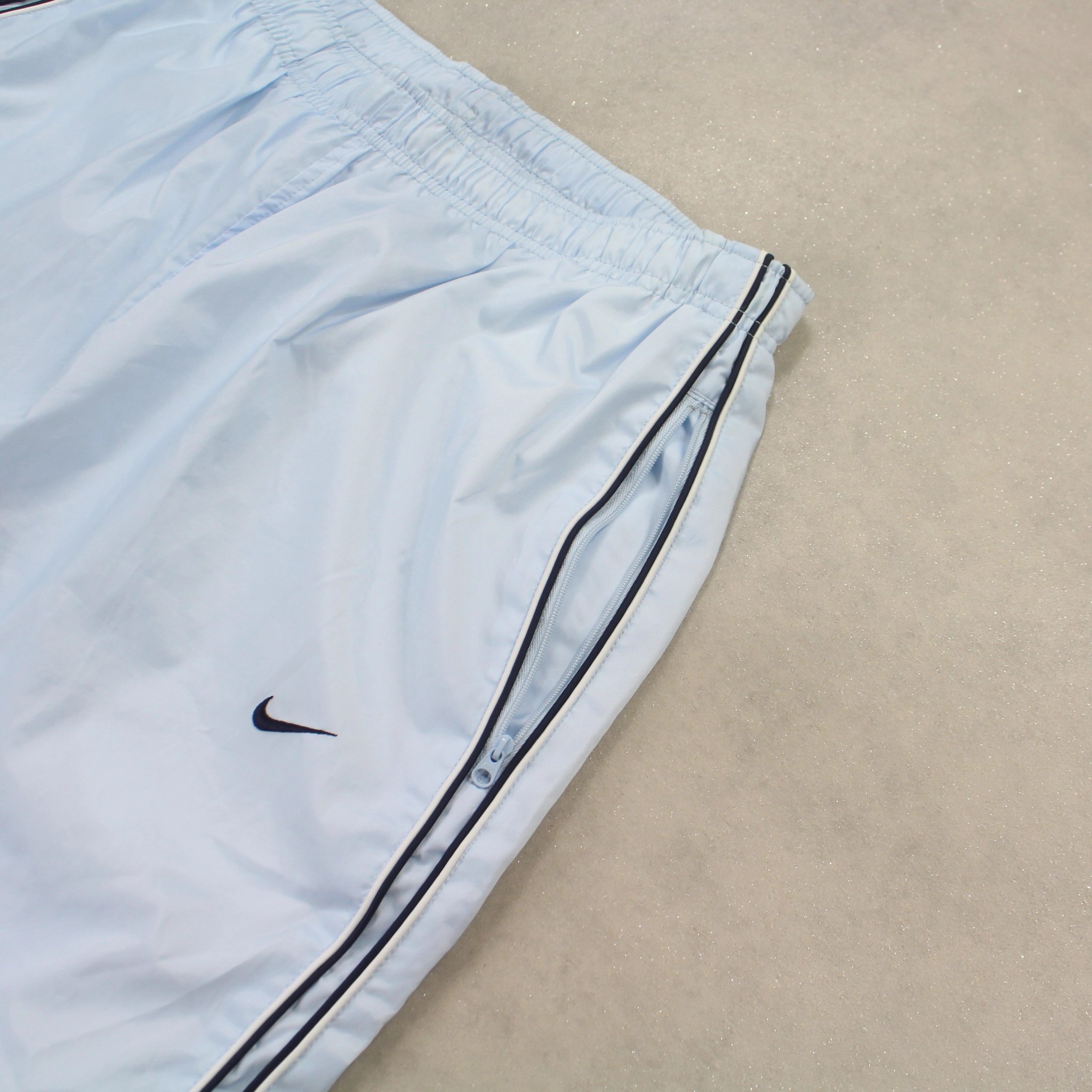 ULTRA RARE 2000s Nike Trackpants Blue - (L)