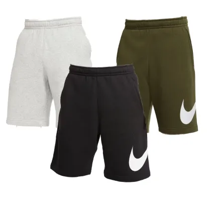 Nthtike Men's Shorts NSW Club Athletic Fitness Workout Training Graphic Bottoms