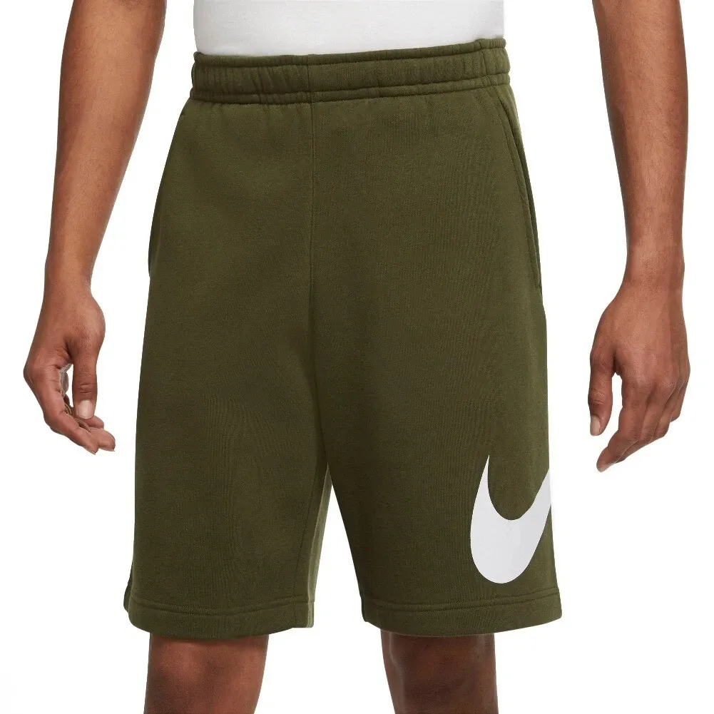 Nthtike Men's Shorts NSW Club Athletic Fitness Workout Training Graphic Bottoms