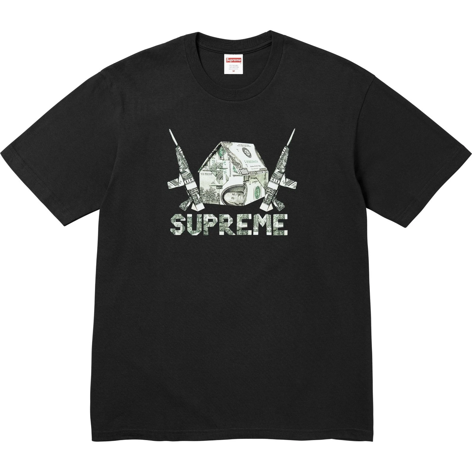 Supreme Origami Tee Black Pink Camo Navy Red White 6colors 26SS