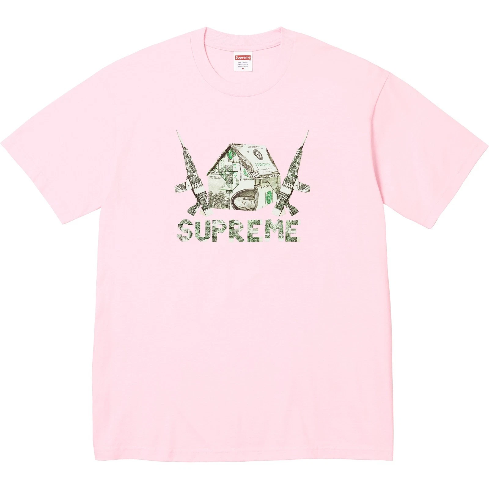 Supreme Origami Tee Black Pink Camo Navy Red White 6colors 26SS