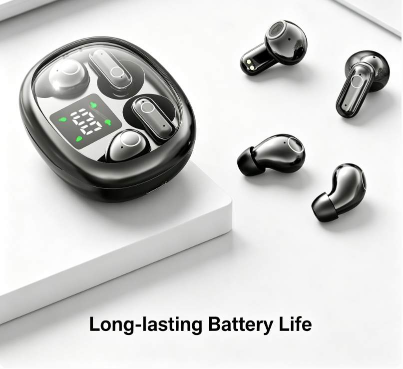 4 Earbuds · All-Day Non-Stop Listening