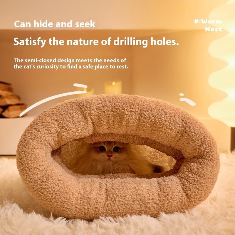 Warm cat bed sleeping bag