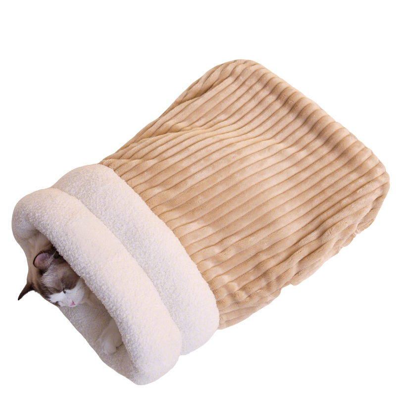 Warm cat bed sleeping bag