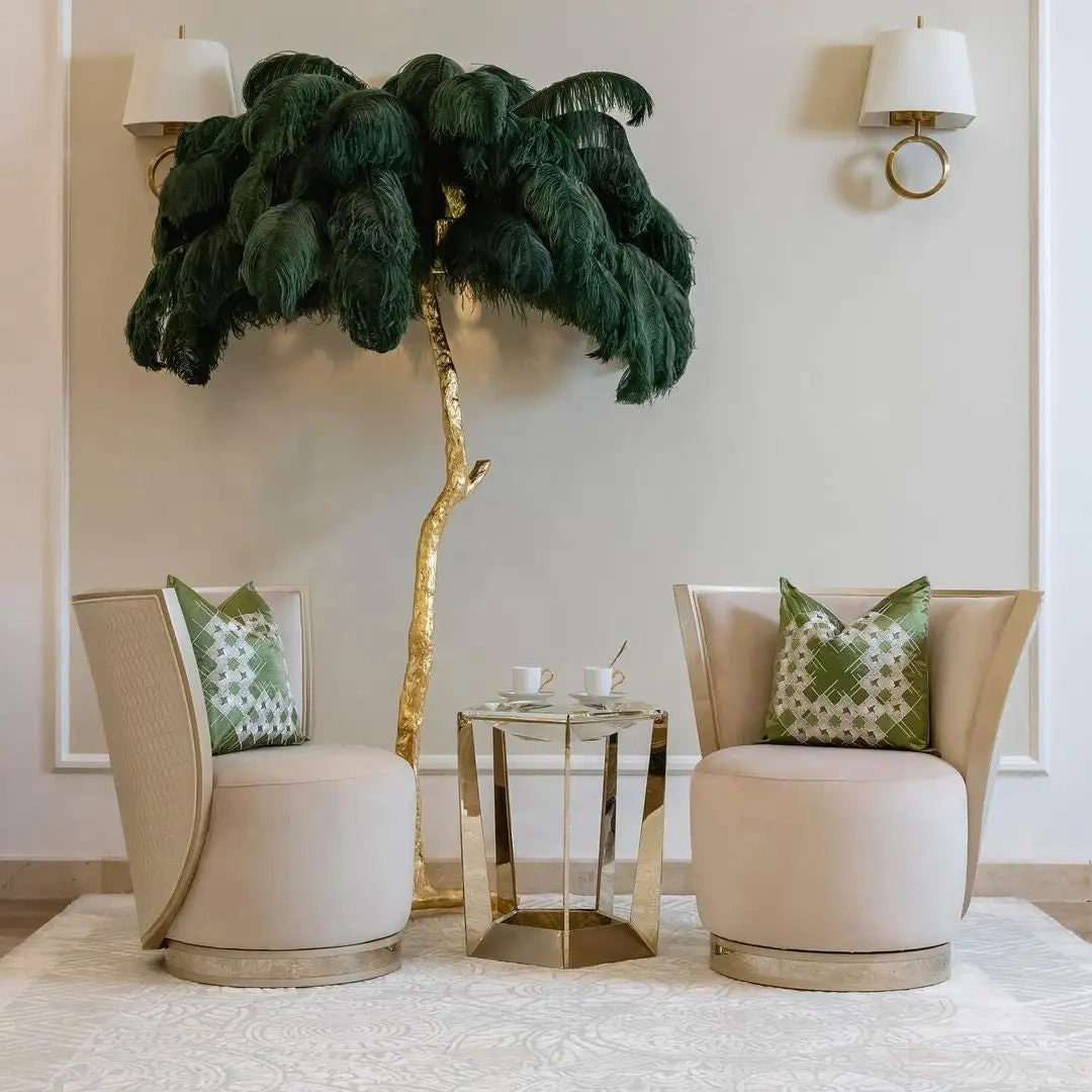 #🔥Buy 1 Get 1 Free ✨LED Floor Lamp, Nordic Ostrich Design