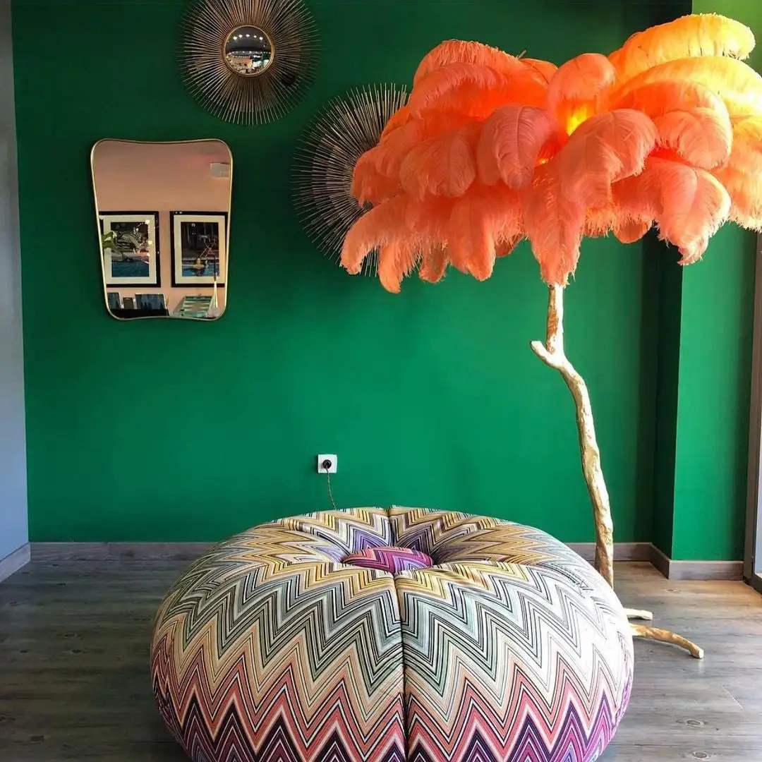 #🔥Buy 1 Get 1 Free ✨LED Floor Lamp, Nordic Ostrich Design