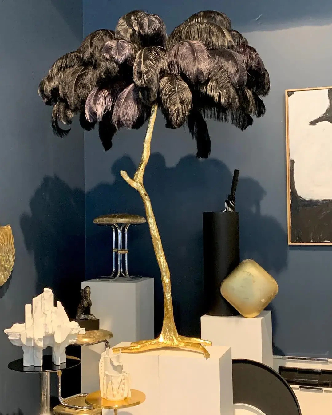 #🔥Buy 1 Get 1 Free ✨LED Floor Lamp, Nordic Ostrich Design