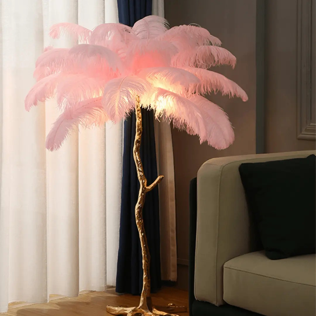 #🔥Buy 1 Get 1 Free ✨LED Floor Lamp, Nordic Ostrich Design