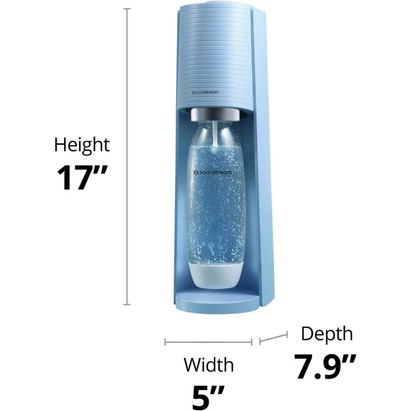 ⚡ [Flash Sale] SodaStream Terra Sparkling Water Maker Bundle with 3 x 60L Quick Connect CO2 Cylinders