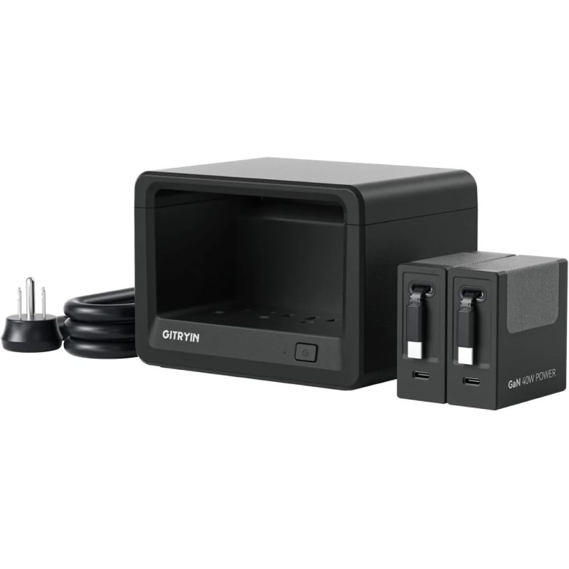 🎁 FLASH SALE-Gitryin 160W Modular Charging Station with Retractable USB-C Cables ✨ Save Big Today!