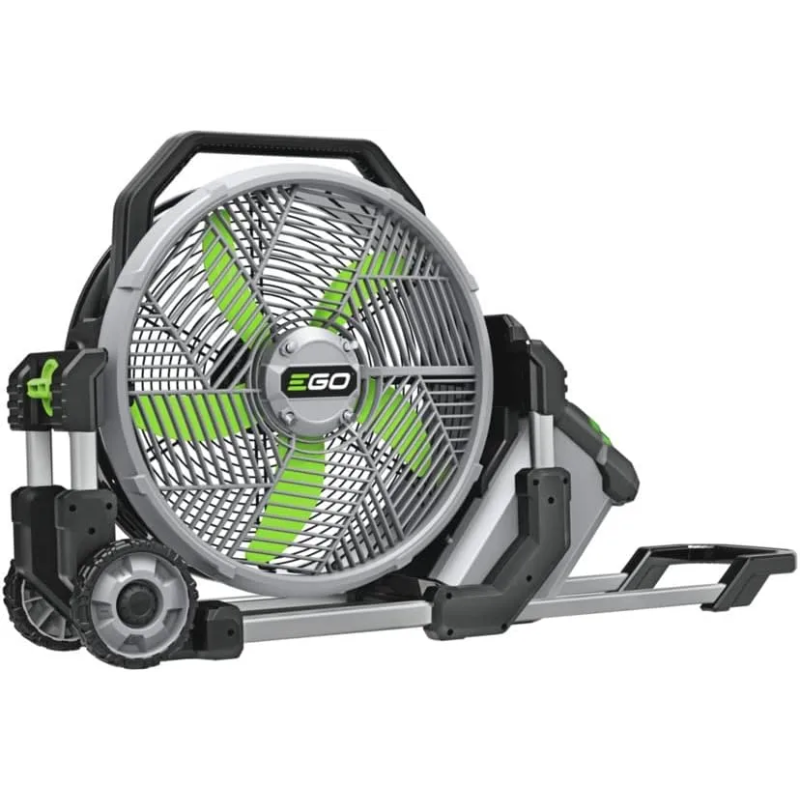 🌟 Best Seller | 10" Cordless High Velocity Oscillating Misting Fan for EGO 56V Battery, Portable Outdoor Cooling Fan for Patio Deck & Backyard Camping 🏕️