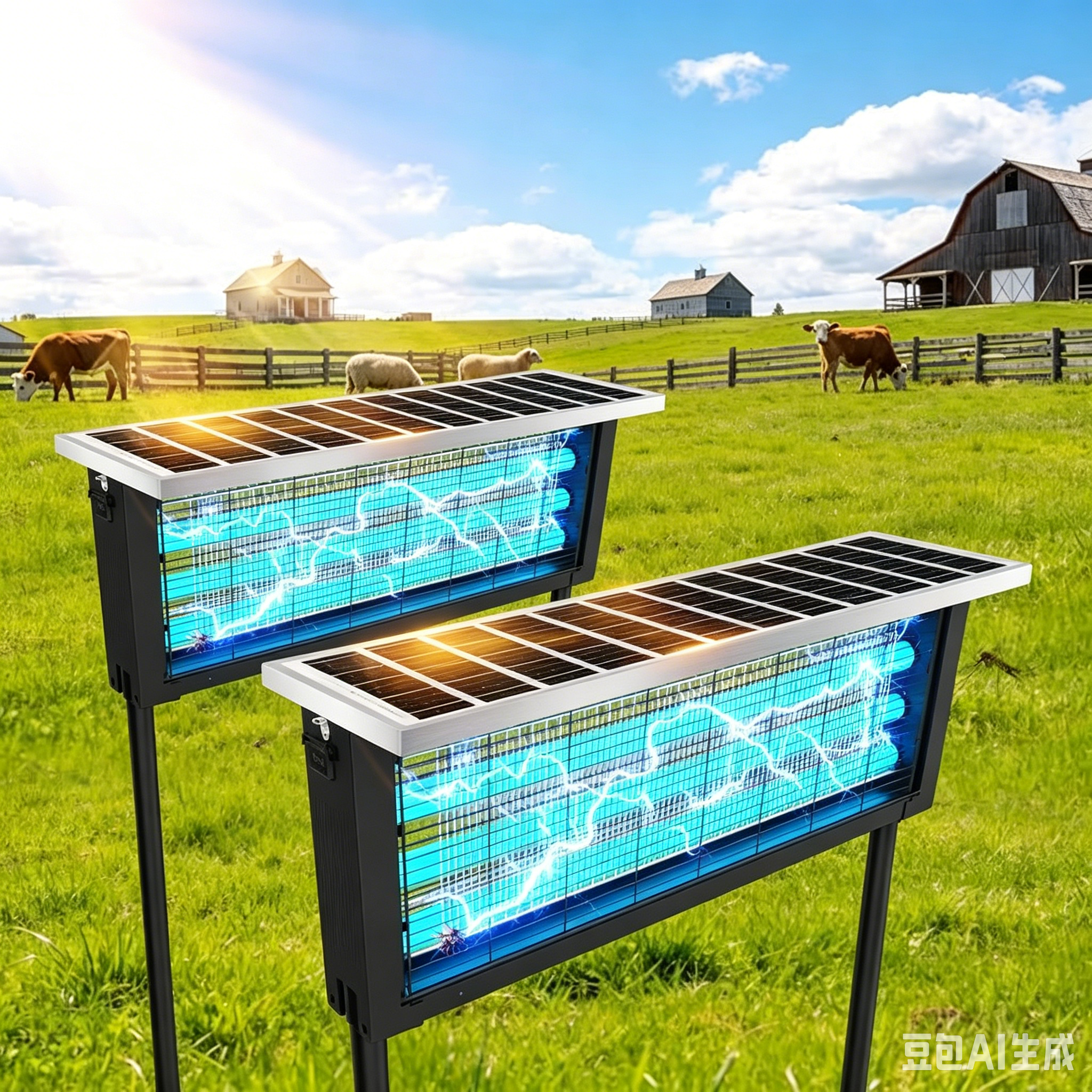 🔥Only $39.98 today🔥Solar Bug Zapper Outdoor Waterproof
