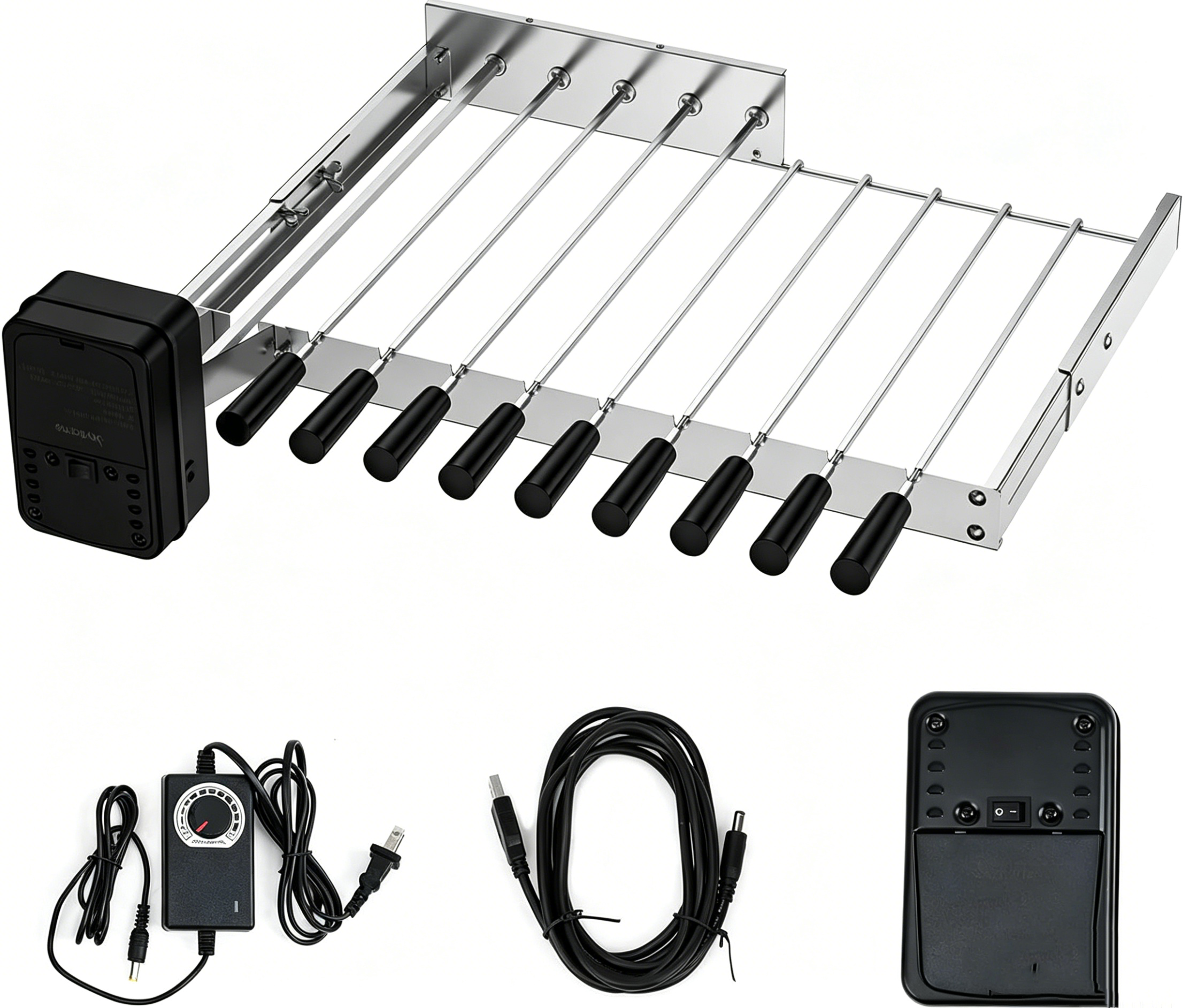 ⚡Special Offers Automatic RotatingBBQ Grill Rack