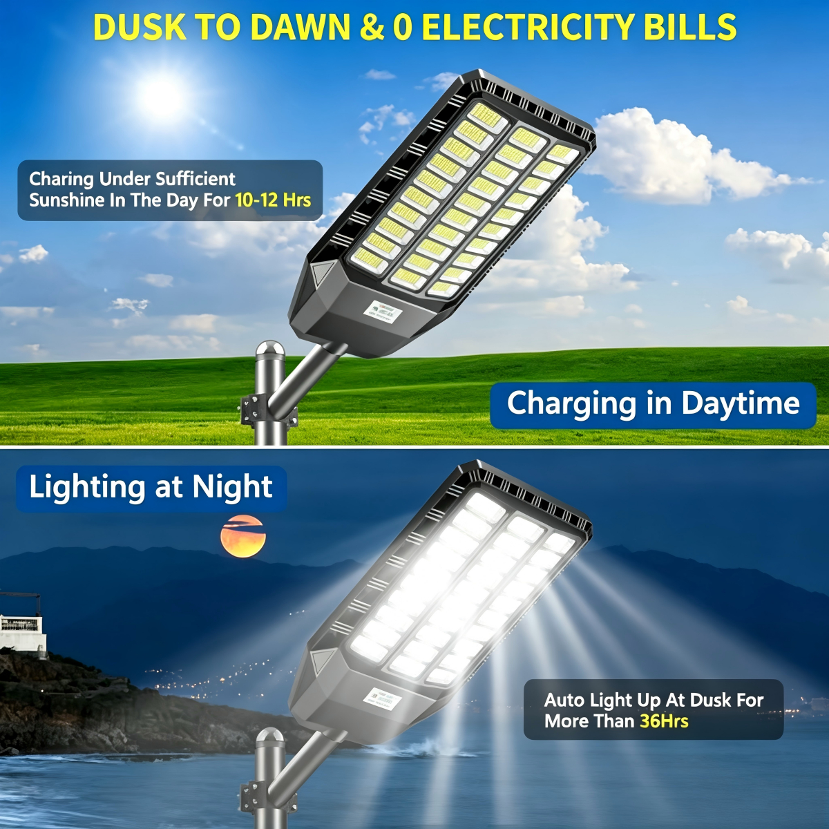 ⏰Last Day Promotion - Ultra Bright Solar Led Street Light System