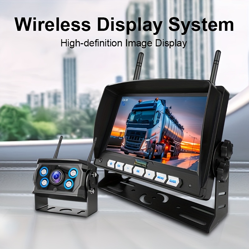 7-Inch Wireless Display Screen with Backup Camera system