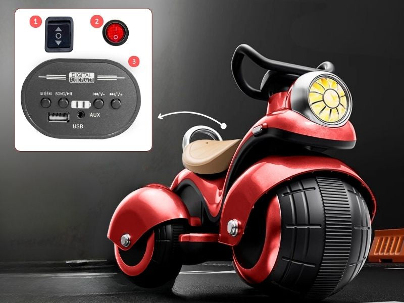 ⏰️60% Off Sale—Today Only 🔥 Cool Gift for Kids | Electric Dual-Drive Go Kart 🔋 Rechargeable 🎵 with Music