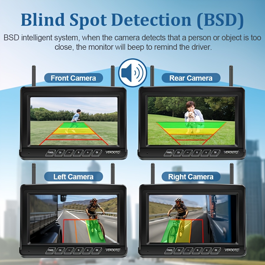 Magnetic Solar Wireless Backup Camera 