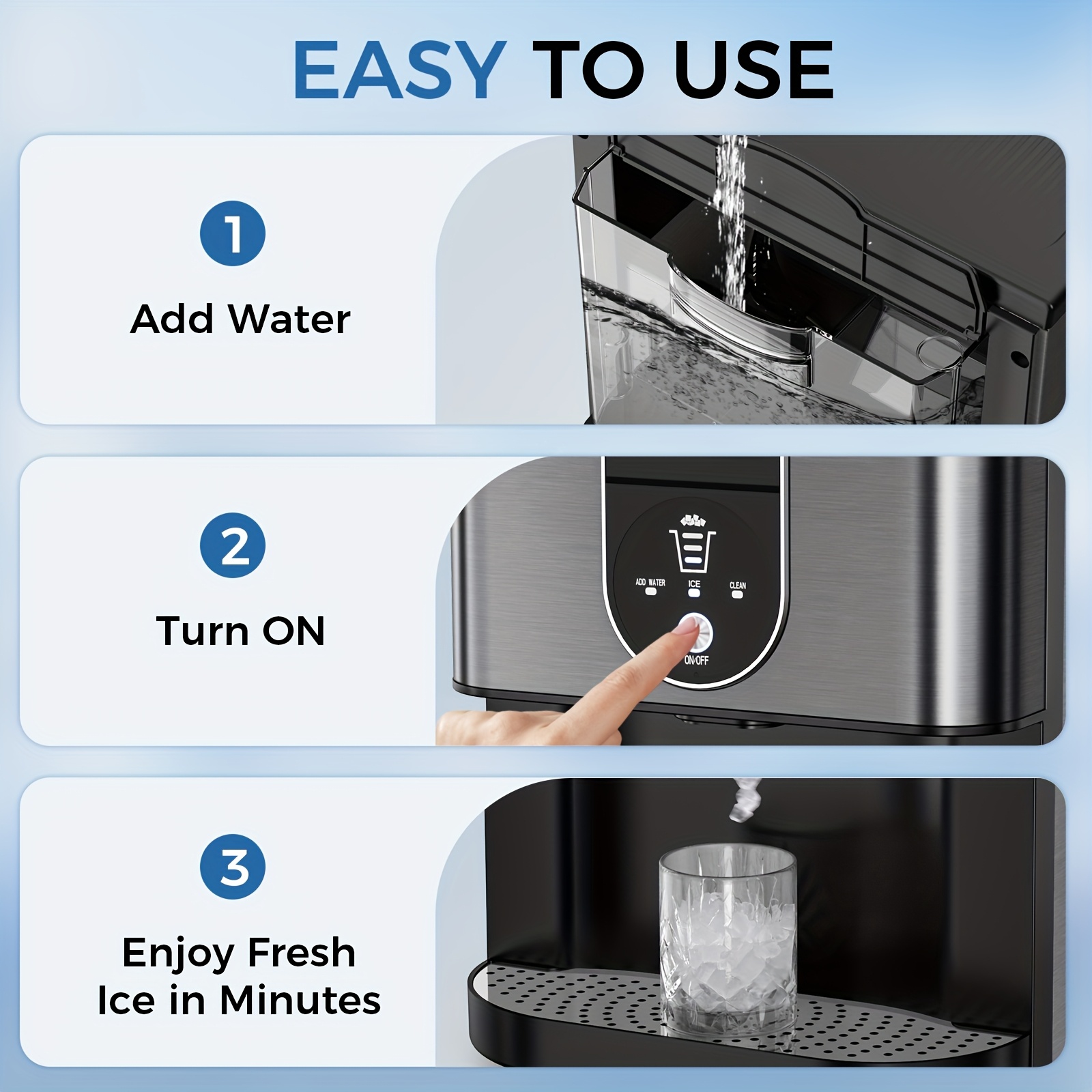 🔥Hot Sale🔥Nugget Ice Makers Countertop