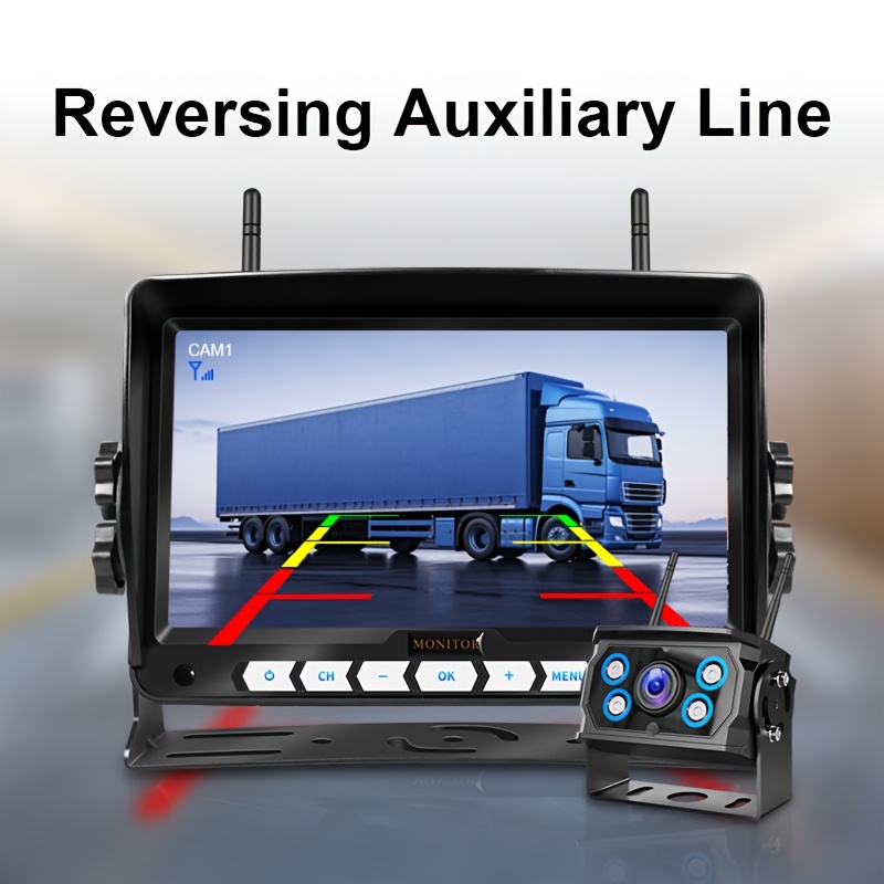 7-Inch Wireless Display Screen with Backup Camera system