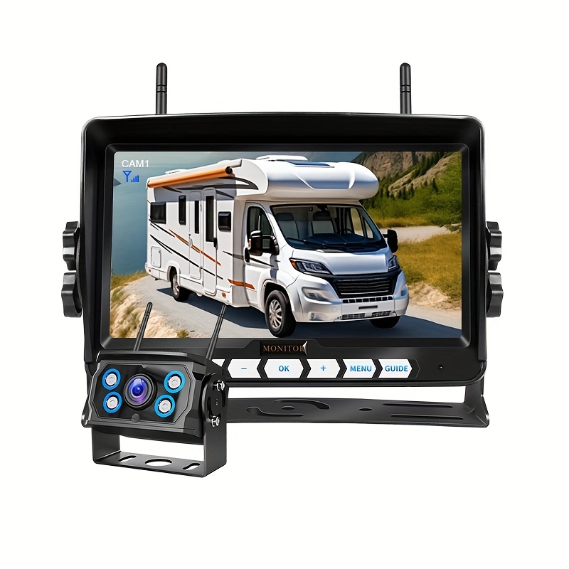7-Inch Wireless Display Screen with Backup Camera system