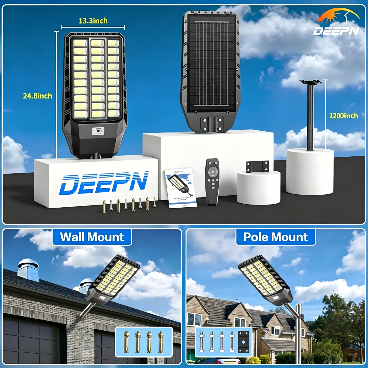 ⏰Last Day Promotion - Ultra Bright Solar Led Street Light System