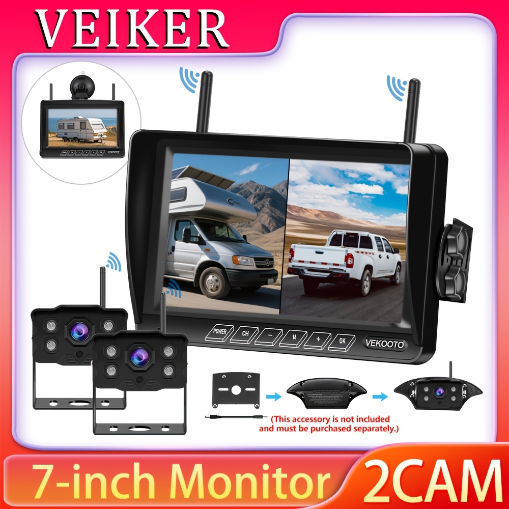 Magnetic Solar Wireless Backup Camera 