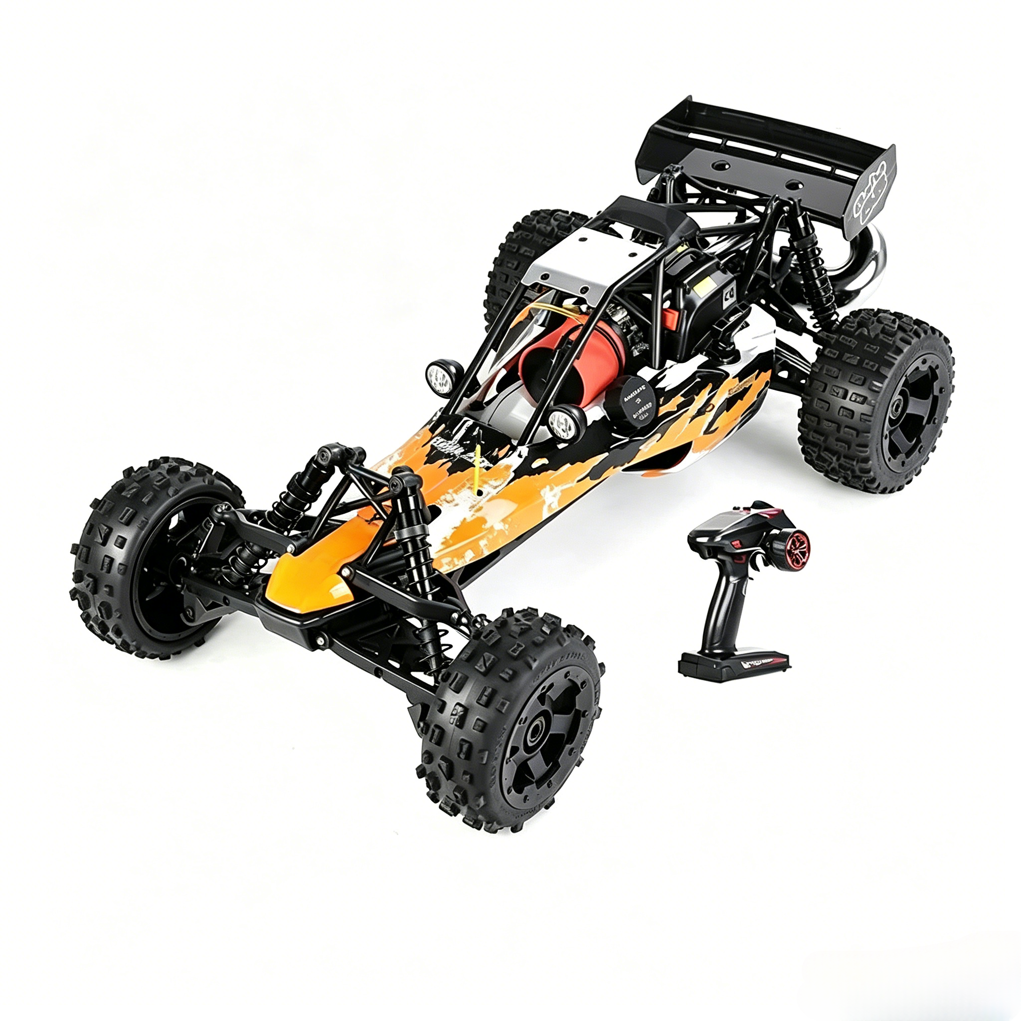 🎉2.4G RC Racing Car 90km/h SY Baja 1/5 5B 30cc Gas 2 Stroke Engine off road Truck Gasoline Powered with Radio Controller🏎️