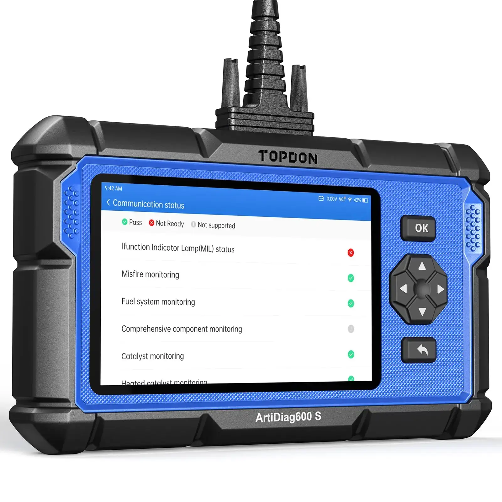 【BIG SALE】AD600S Car Vehicle OBD2 Scanner, Diagnostic Tool, ABS SRS Transmission Engine Code Reader, 9 Reset Services Scan Tool, Oil/Brake/BMS/SAS/DPF/TPMS/ETS Reset, Injector Coding, Lifetime Free Update