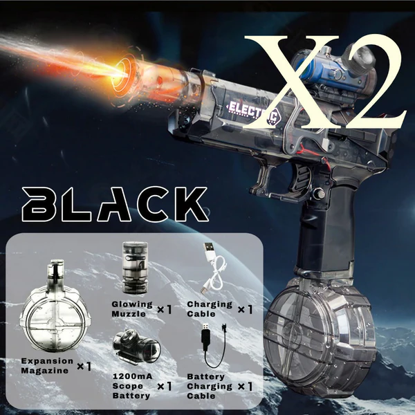 【HOT DEAL】⏰Last Day $33.99🔥BUY 1 GET 1 FREE🔥 🛒Electric Leak-Proof Water Gun🔫