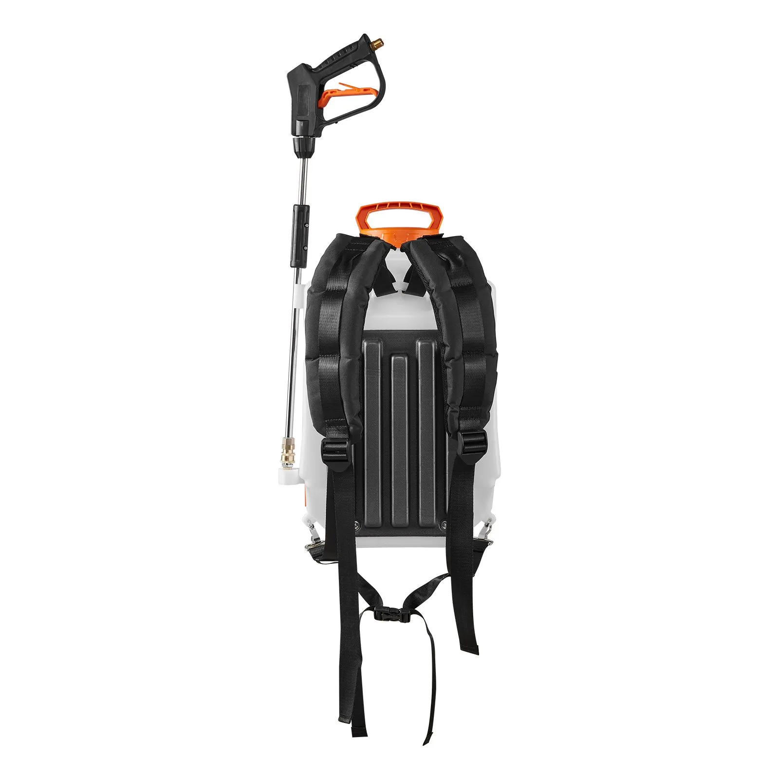 🛒BEST SELLER🚀VEVOR Battery Powered Backpack Sprayer, 4 Gallons Electric Backpack Sprayer, 2 Wands & 8 Nozzles, Adjustable 0-90 PSI, 4H Runtime, Portable Yard Garden Lawn Sprayers for Weeding Spraying Cleaning