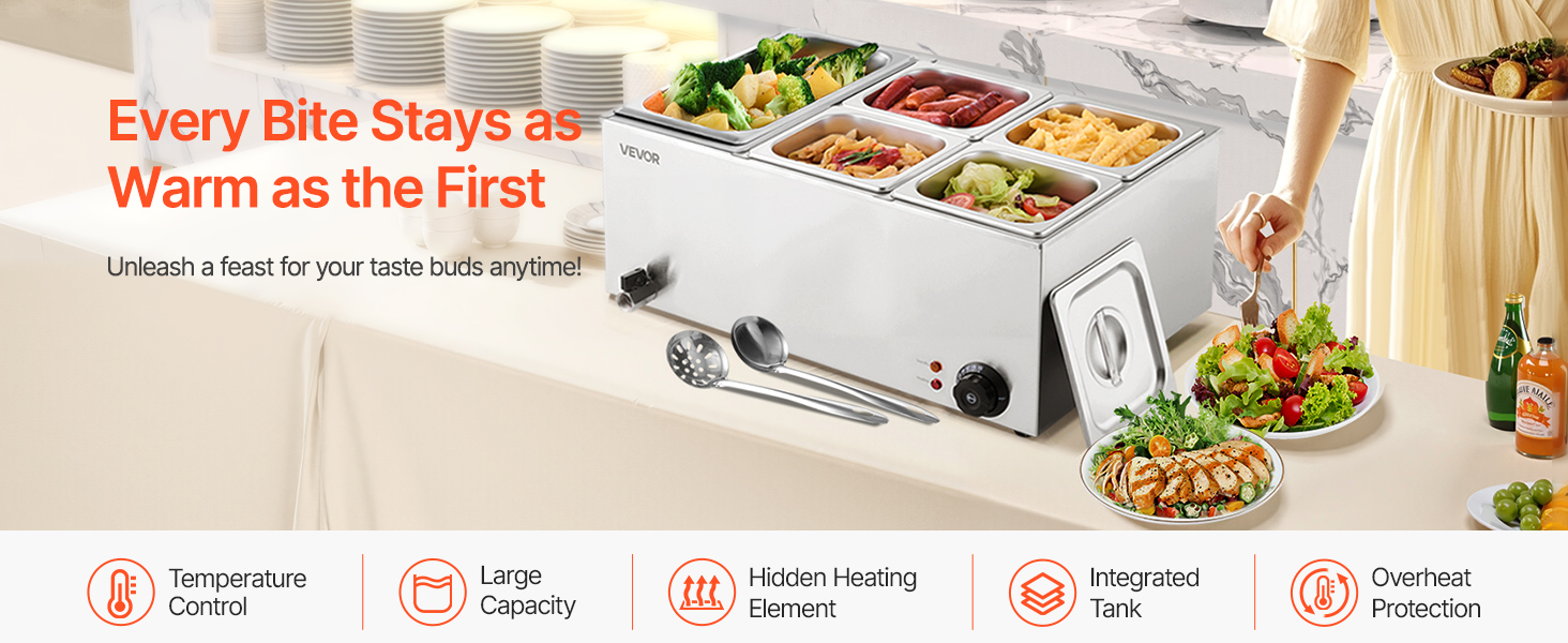 Commercial food warmer