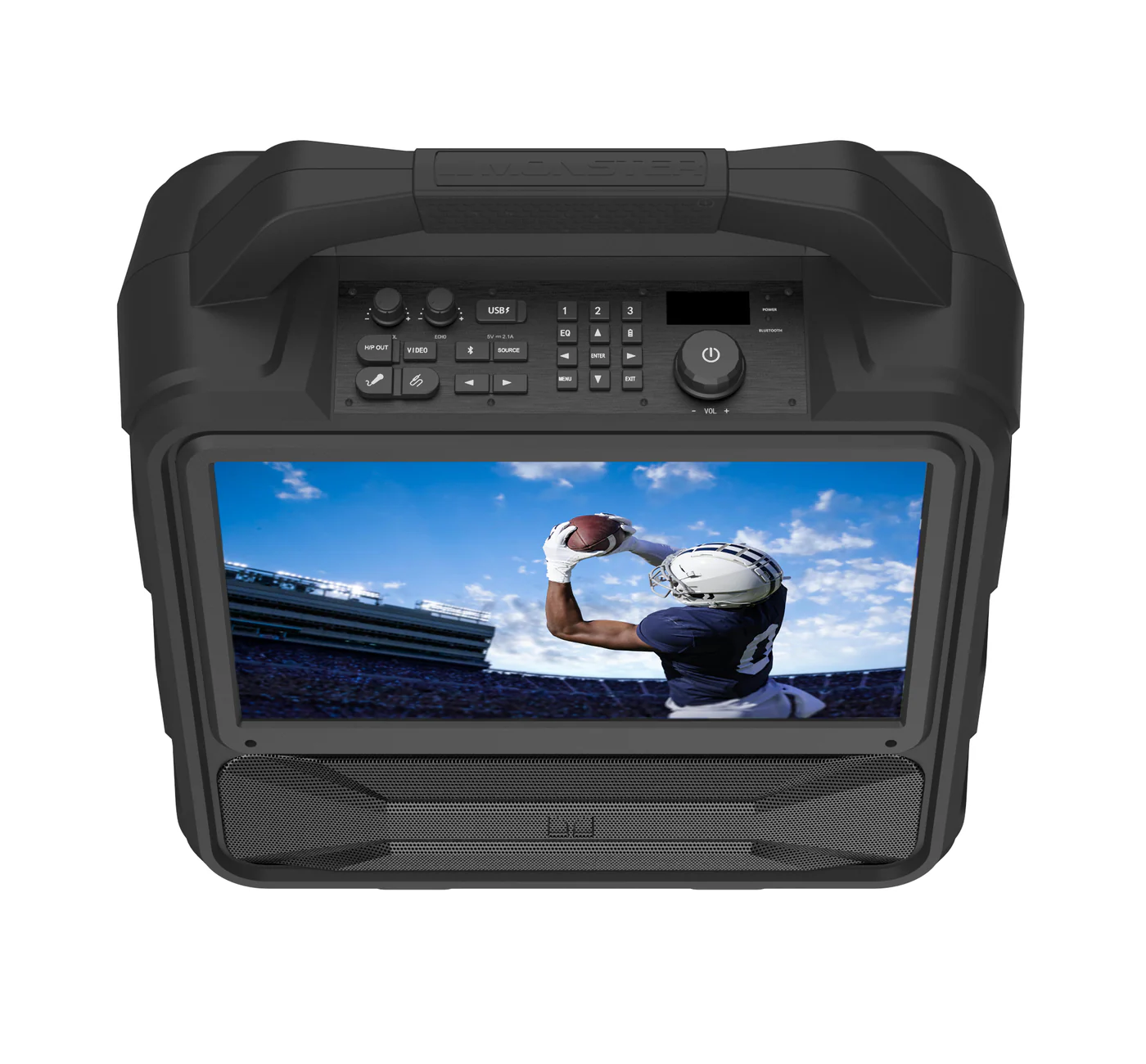 💥Today Only⚡Monster Vision 2 Portable Entertainment System with 15.6” 1080P Display