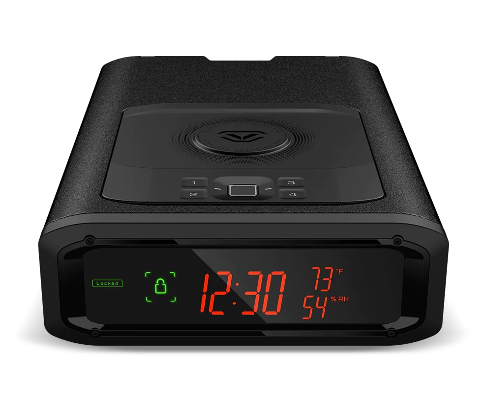 ⏰Buy 2 Get 1 Free 🗃️Smart Station™ Biometric Smart Safe with Built-in Wireless Phone Charger +