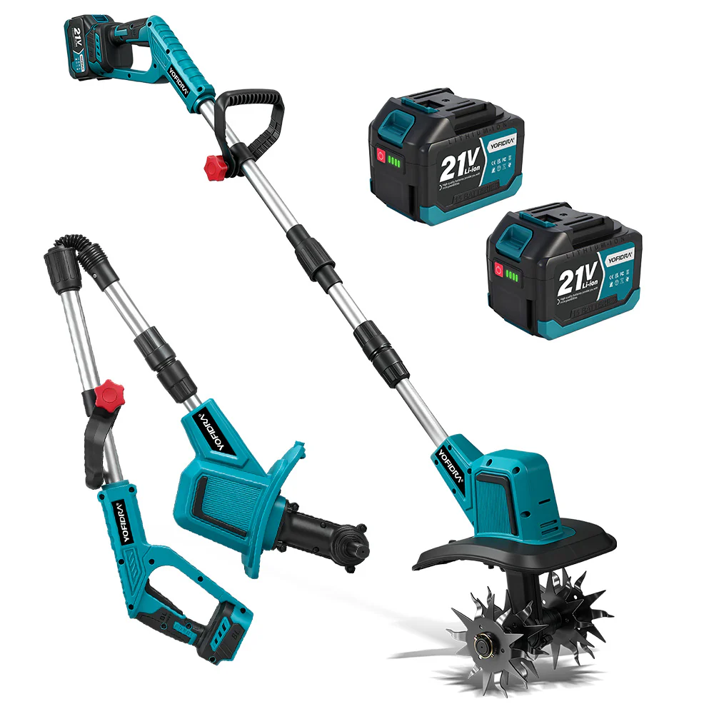 💥Today Only⚡Cordless Brushless Garden Tiller – Fits Makita 18V Batteries