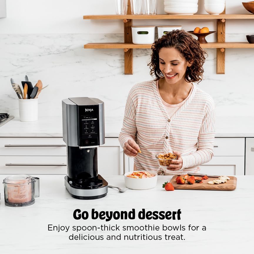 【Double Discount】Ninja CREAMi Scoop & Swirl 13-in-1 Ice Cream Maker, Gelato, Sorbet & Frozen Yogurt Machine, Includes Two 16 oz 2-in-1 Pints