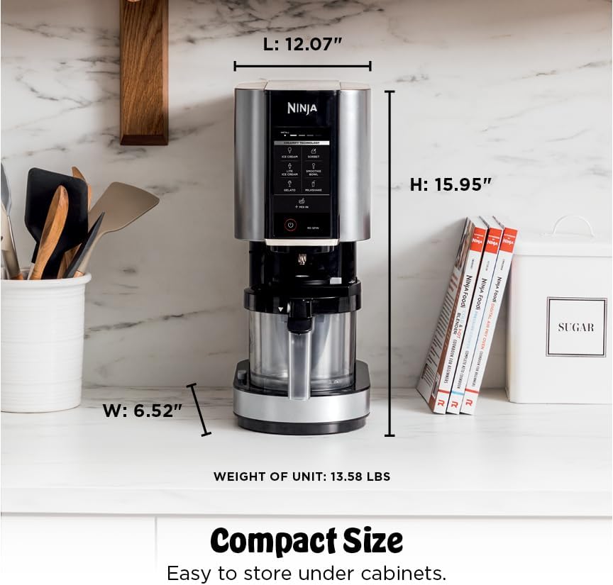 【Double Discount】Ninja CREAMi Scoop & Swirl 13-in-1 Ice Cream Maker, Gelato, Sorbet & Frozen Yogurt Machine, Includes Two 16 oz 2-in-1 Pints