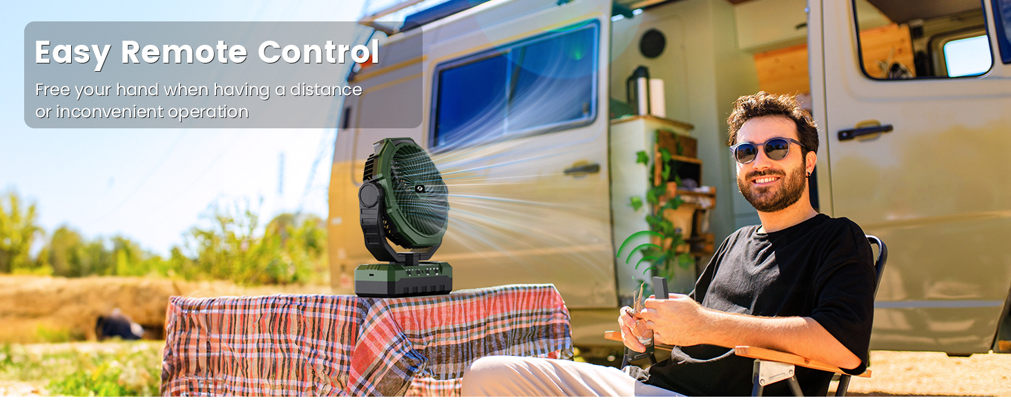 Easy Control Outdoor Fan