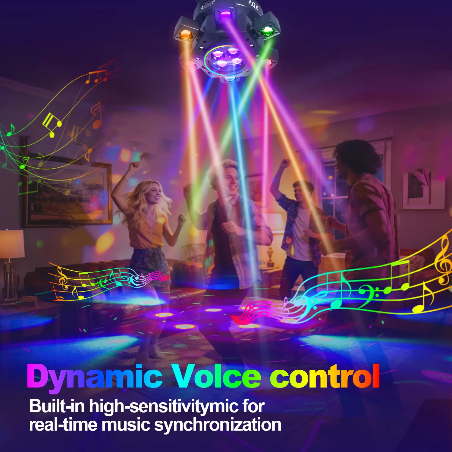 🔥Buy 1 Get 1 Free ✨ Moving Head DJ Light 6 Arms🌟⚡