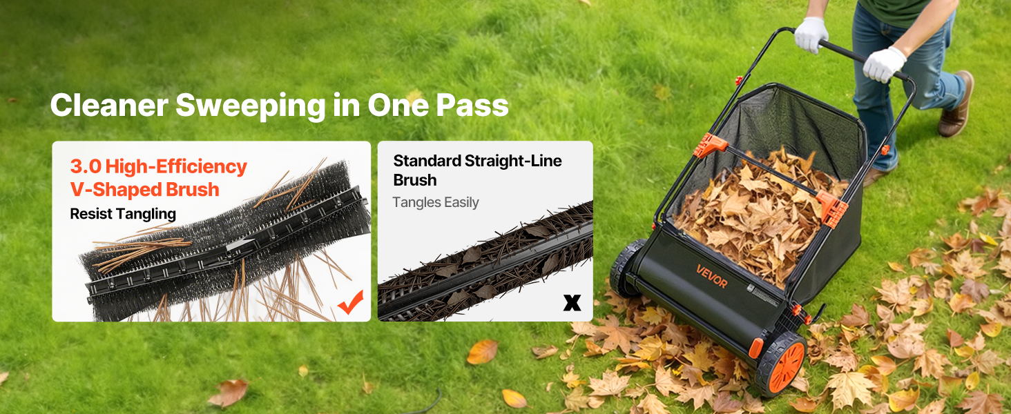 tow-behind lawn sweeper
