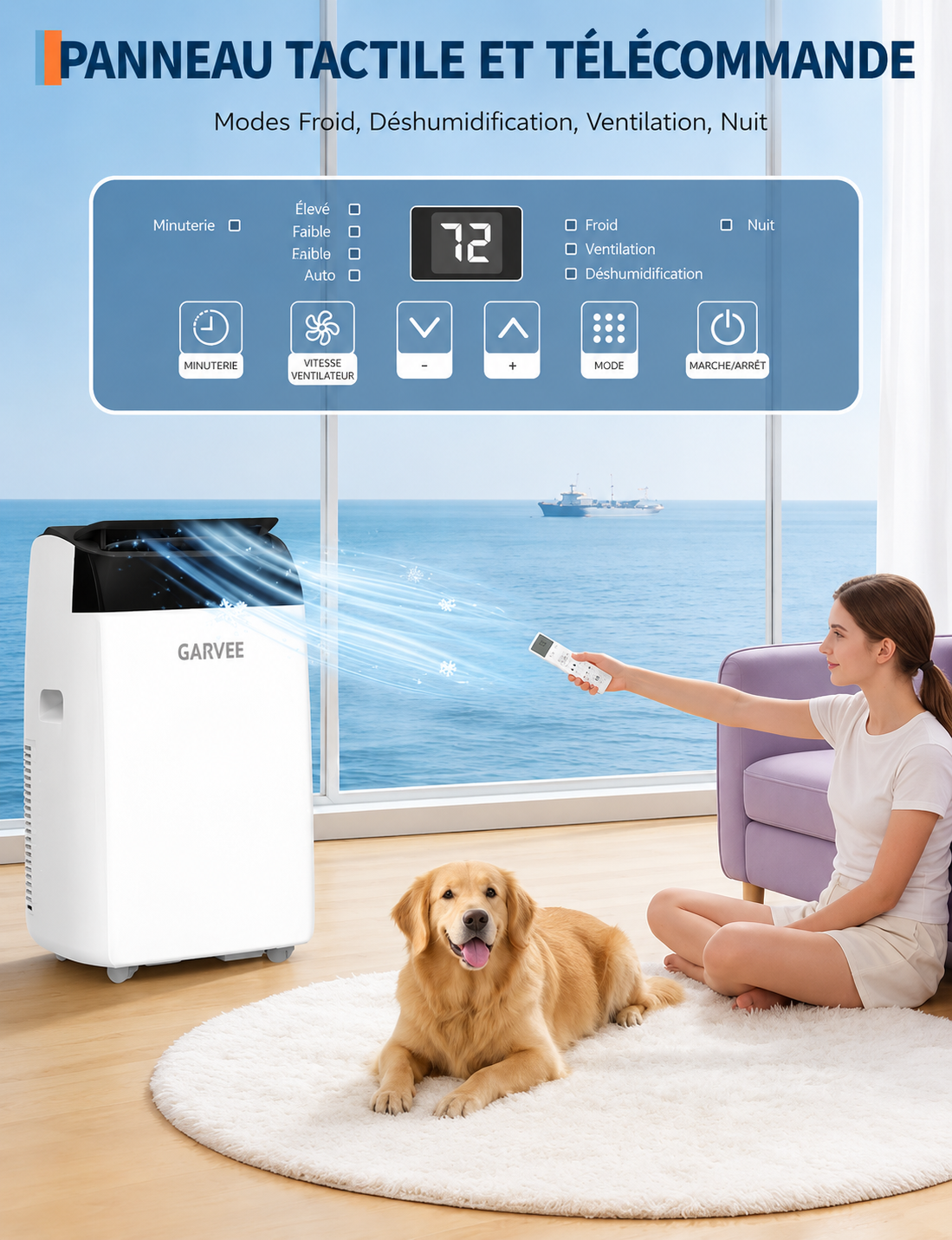 🔥Summer Sale🔥Garvee 14000 BTU Portable Air Conditioner