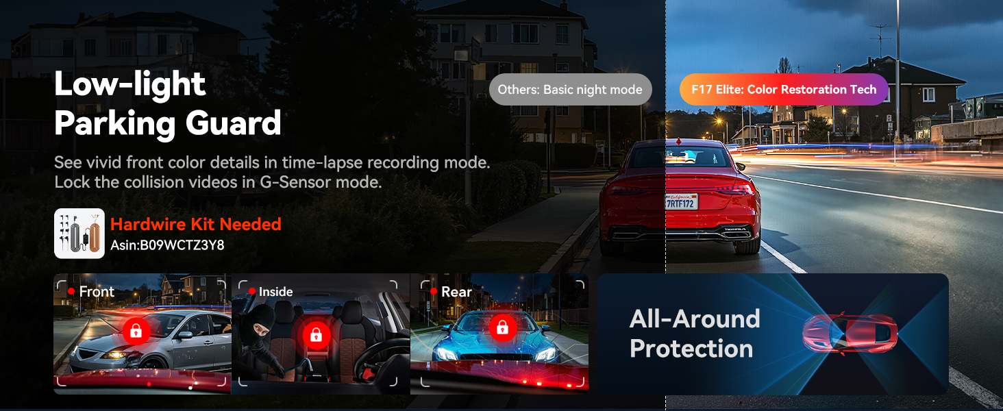 3 channel dash cam