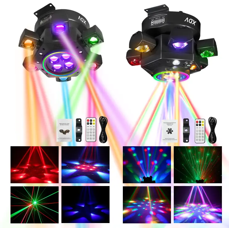 🔥Buy 1 Get 1 Free ✨ Moving Head DJ Light 6 Arms🌟⚡