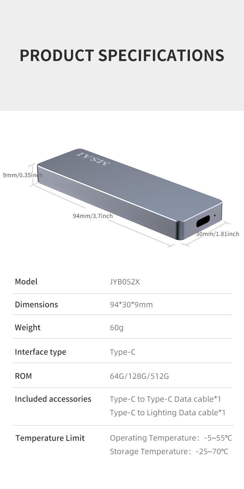 FunnyPanda 1TB USB Flash Drive High-Speed USB 3.0 External Storage for iPhone Android PC Mac Foldable Design Easy Connectivity FunnyPanda 1TB USB Flash Drive High-Speed USB 3.0 External Storage for iPhone Android PC Mac Foldable Design Easy Connectivity