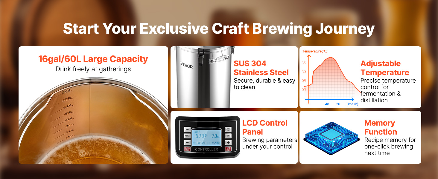 Electric brewing system